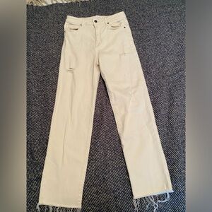 CJLA CHRISSY STRAIGHT JEAN IN IVORY